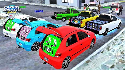 CARROS REBAIXADOS ONLINE DUELO DE PAREDÃO GOL G5 VS DEBOXE