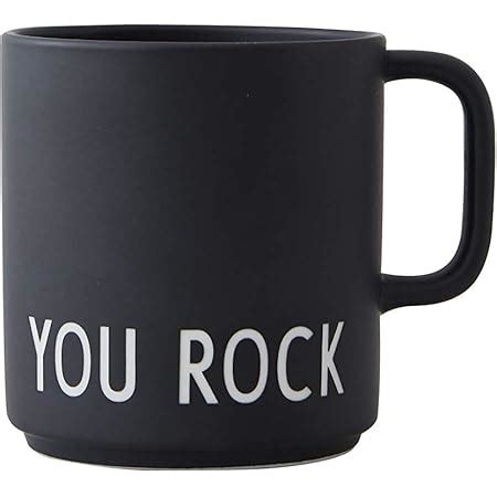 Design Letters Lieblingsbecher Schwarz YOU ROCK Geschenke für