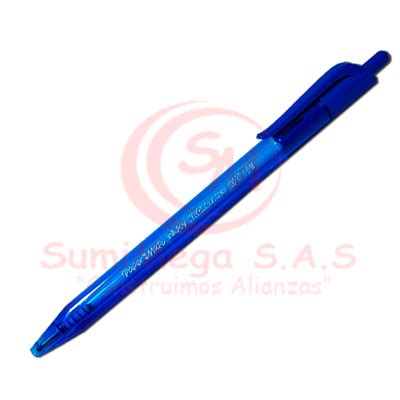 BOLIGRAFO RETRACTIL AZUL KILOMETRICO 100RT 12 144 SumiMega