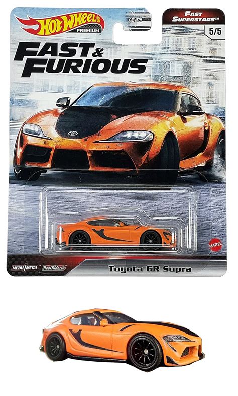 Hot Wheels Premium Fast Furious Fast Superstars Toyota GR Supra 5 5