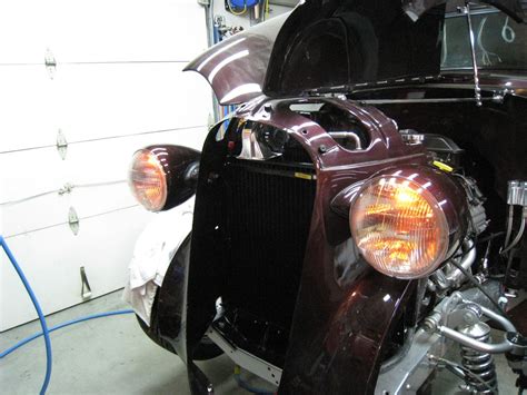 1937 Plymouth Headlights Completed With Original Lenses And Silvered