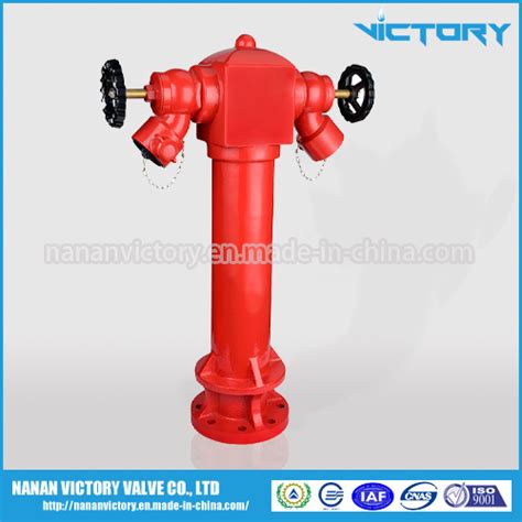 Pillar Fire Hydrant 2 Ways Fire Hydrant Wet Type Fire Hydrant China