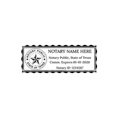 Texas Notary Stamp - Pioneer Rubber Stamps