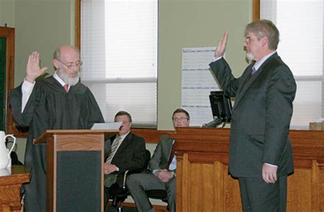 Judge Terry Rickers Sworn In Newton Daily News