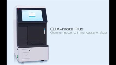 Clia Mate Plus Chemiluminescence Immunoassay Analyzer Youtube