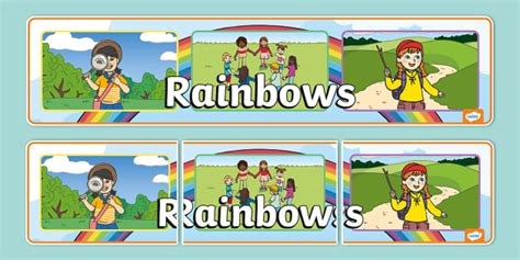 Rainbows Display Banner Teacher Made Twinkl