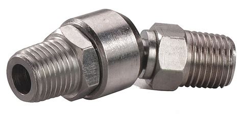 Speedaire Steel Swivel Connector With Mnpt Hose Connection 30e593