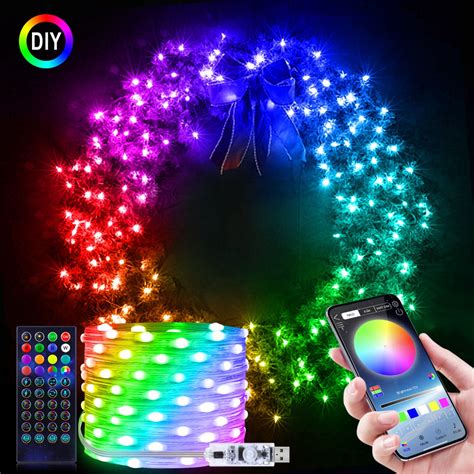 20M LED Copper Wire Sprite Light RGBIC Dreamy USB LED String Light