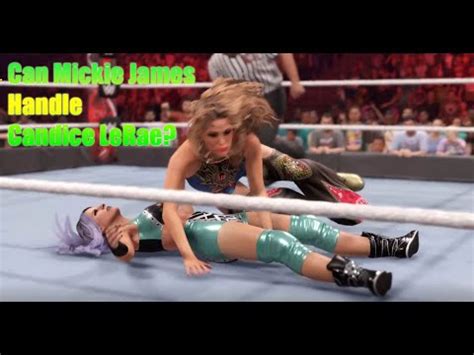 Can Mickie James Handle Candice Lerae Mickie James Vs Candice Lerae