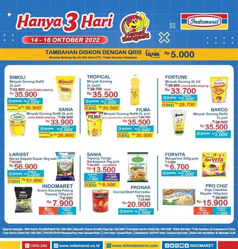 Katalog Promo JSM Indomaret 14 16 Oktober 2022 Tambahan Diskon Rp 5