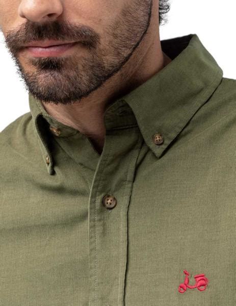 Camisa Scotta Micropana Verde Para Hombre B