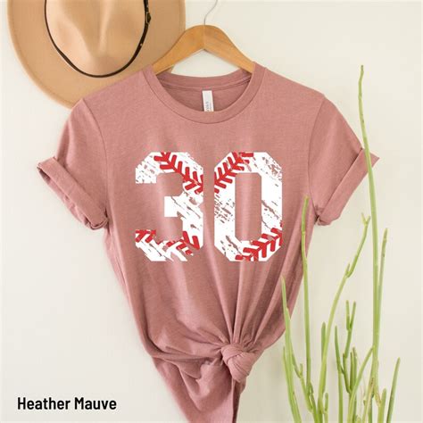 Personalized Baseball Numbers Tee Custom Baseball Mom Shirt Women S Shirt Baseball Mom Shirts