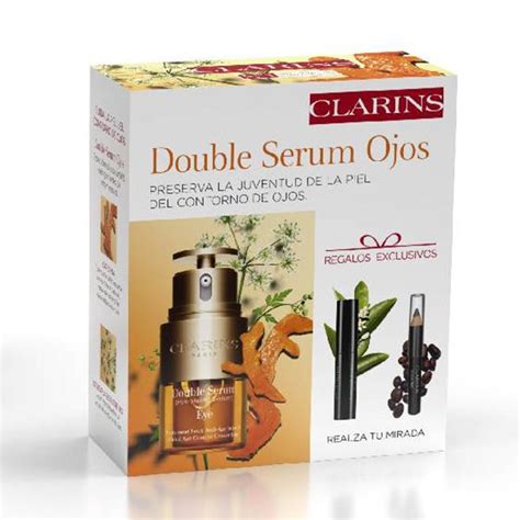 Cofre Double Serum Ojos CLARINS Tratamiento Antiedad Contorno Ojos