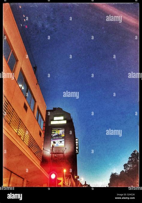 Red Traffic Light In Central Cape Town South Africa Stock Photo Alamy