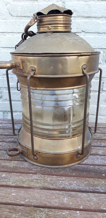 Groot Antiek Anker Licht Anchor Light Koper Messing Catawiki