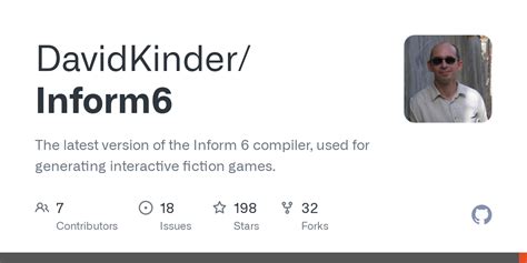 Github Davidkinderinform6 The Latest Version Of The Inform 6