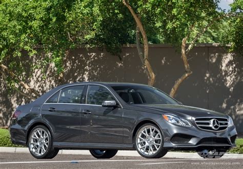 2013 Mercedes-Benz E-Class with 20" Vossen CV2 in Matte Silver ...