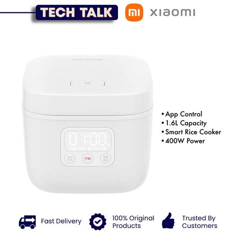 Xiaomi Mijia Smart Rice Cooker Works With Mijia App Control Non Sticky