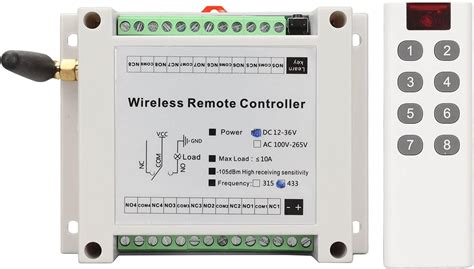 Fockety Interruttore Rel Telecomando Dc V V Wireless Rf Remote