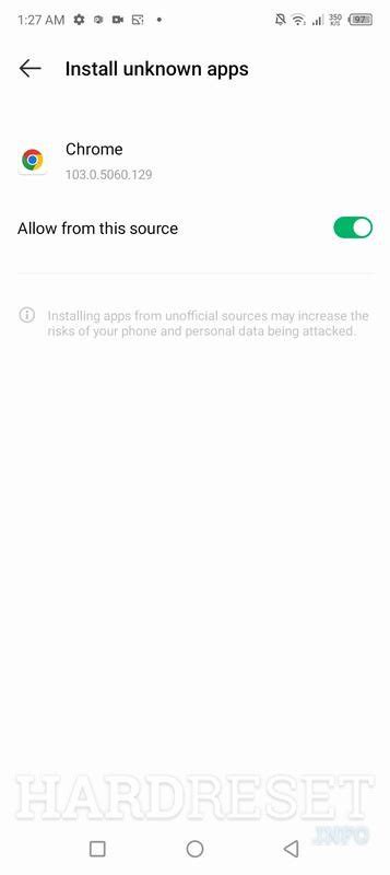 How To Turn On And Turn Off Unknown Sources On Infinix Hot I