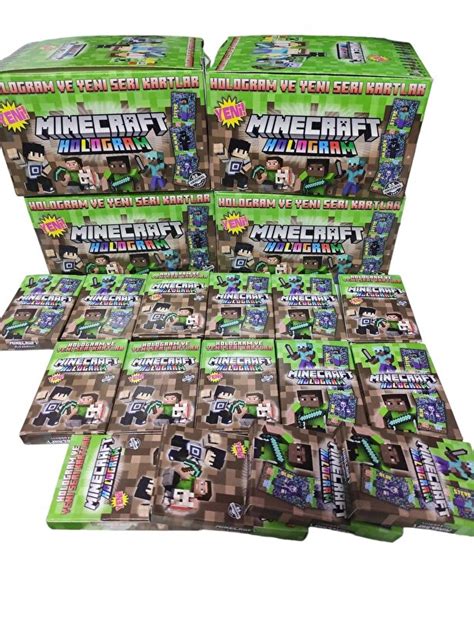 MineCraft 24 AD Minik Kutu 198 48 246 Hologramlı Yeni Seri Oyuncu