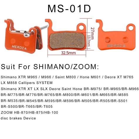 3 Pair MTB Bicycle Resin Semimetal Disc Brake Pads For Shimano B01S XT