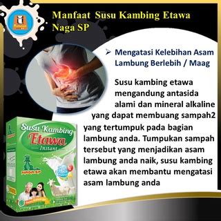 Jual Susu Kambing Etawa Bubuk Naga SP 250gr Bubuk Putih Original Tanpa