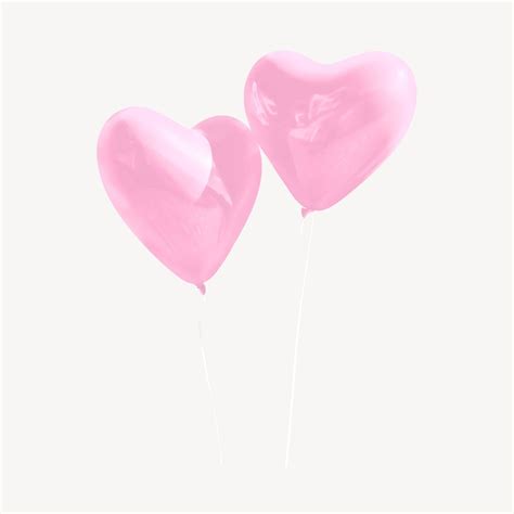 Pink heart balloons | Premium Photo - rawpixel