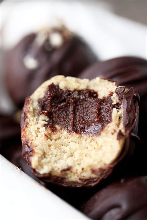 Nutella Stuffed Cookie Dough Balls Nadia S Healthy Kitchen