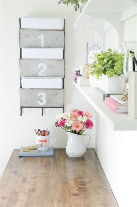 Diy Butcher Block Desk For My Home Office Beneath My Heart Butcher