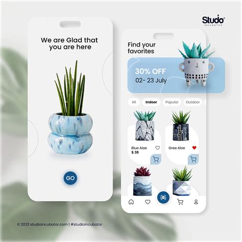 Ui Design Plants App By Studio Incubator On Dribbble