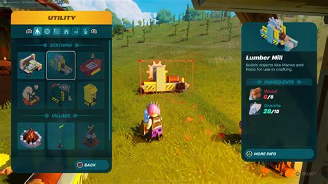 How to make planks and wooden rods in LEGO Fortnite | VG247