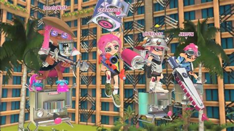 Splatoon Gameplay Tower Control Anarchy Battle On Mahi Mahi Resort