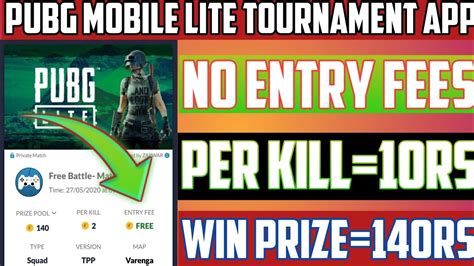 Pubg Lite Tournament App Free Entry New Tournament App For Pubg Mobile