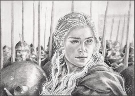 Daenerys Mhysa Art Drawings Fan Art