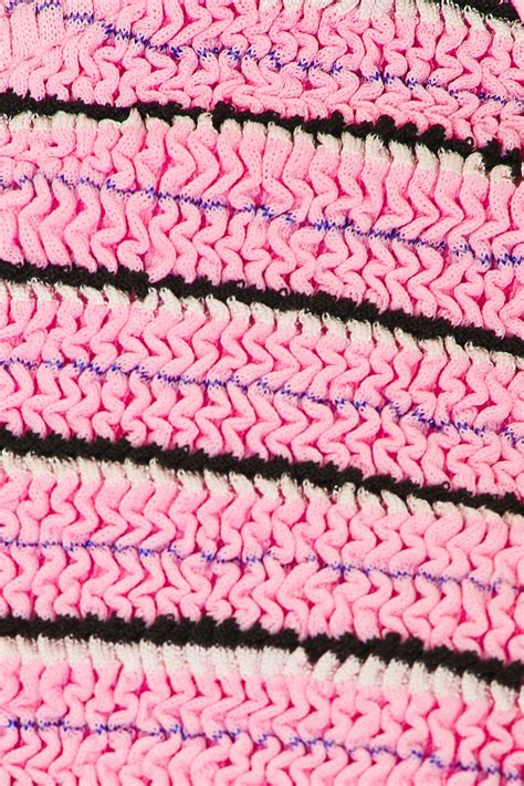 Bond Eye Luana Triangle Bikini Top In Pastel Pink Stripe REVOLVE