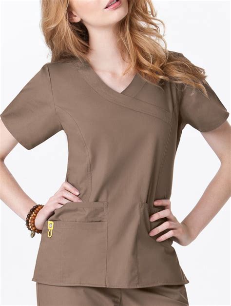 Fashion Y Neck Flattering Fit Medical Scrubs Outfit Medical Scrubs