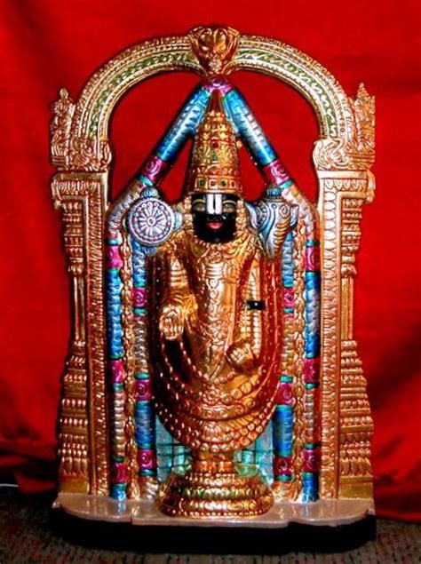 Black Marble Tirupati Balaji Statue At Rs Mayapuri New Delhi