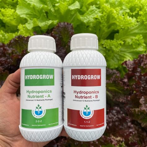 Liquid nutrients for hydroponic systems | Hydroponic plant food