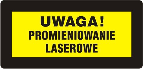 Uwaga Promieniowanie Laserowe X Cm Folia Ceny I Opinie Ceneo Pl