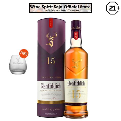 Jual Glenfiddich 15 Yo 700ml Free Barley Glass By Glenfiddich Shopee