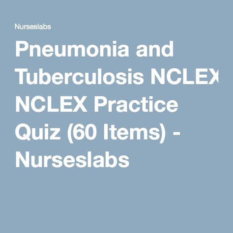 Respiratory System NCLEX Practice Questions And Reviewer 220 Questions