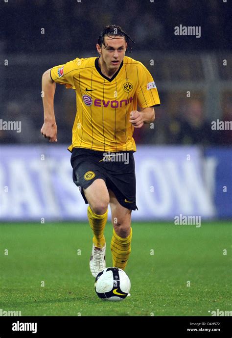 Neven Subotic Of Dortmund Seen In Action During The Bundesliga Match