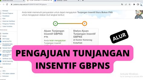 CARA MENGAJUKAN TUNJANGAN INSENTIF GBPNS 2023 SIMPATIKA YouTube