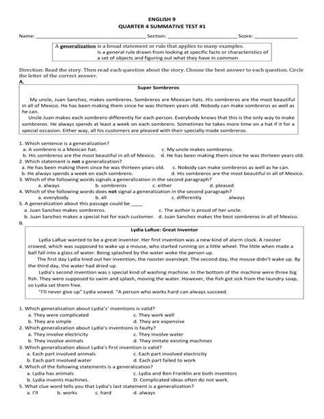 English Q4 St Pt 1 1