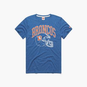 Denver Broncos Helmet Retro | Vintage Denver Broncos T-Shirt – HOMAGE