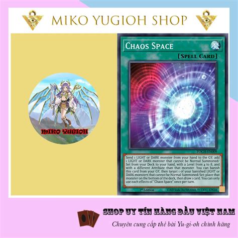 Miko Yugioh Thẻ Bài Yugioh Chính Hãng Tiếng Nhật Chaos Space RC04