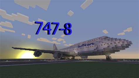 Minecraft Boeing 747 8 Intercontinental Youtube