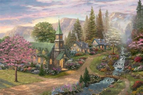 Inspirational Christian Wall Art | Thomas Kinkade Carmel, Monterey ...