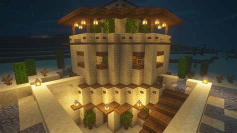 Minecraft How To Build A Underground Desert Base Building Everyday